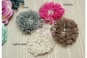 LACEY Flower, 9cm, Pack of 2